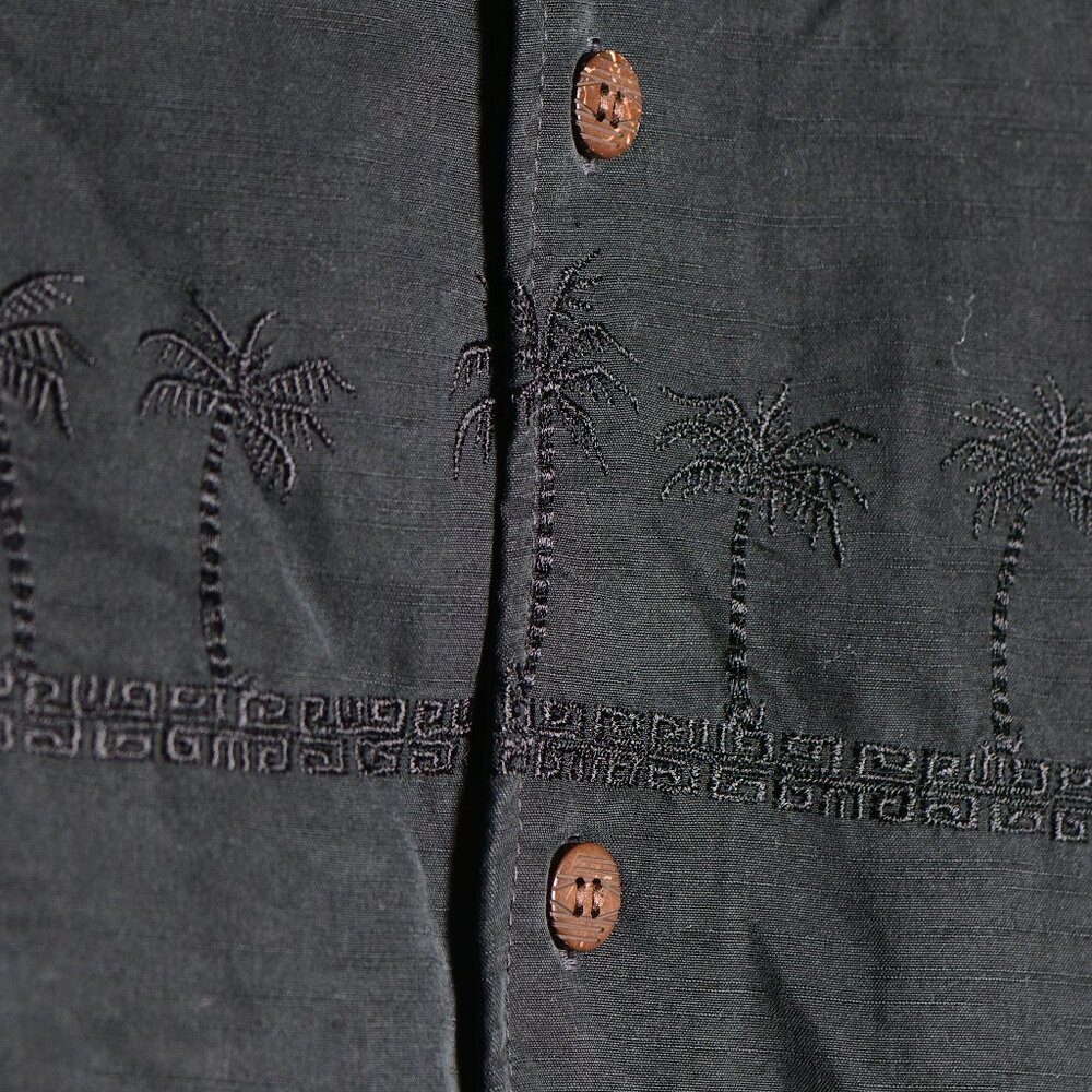 Quicksilver Waterman Tahiti Palms Premium Anti Wrinkle Shirt